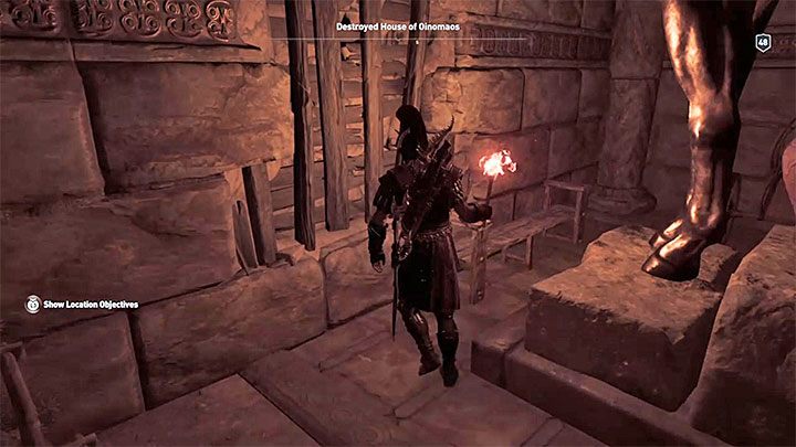 Przejdź przez pierwszą komnatę - Grobowce na Elis - Assassins Creed Odyssey - poradnik do gry