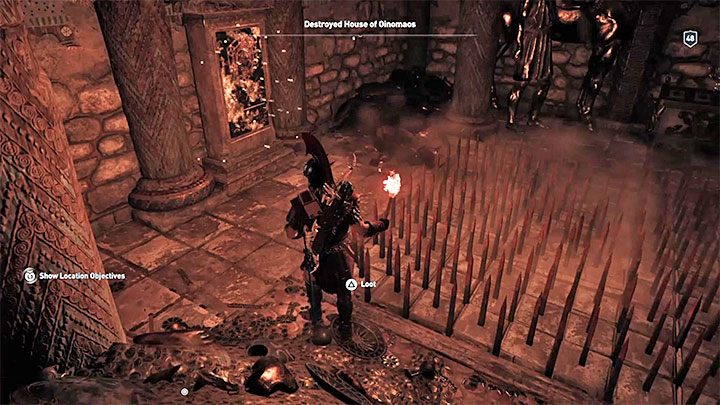 Zejdź do po schodach do głównej komnaty - Grobowce na Elis - Assassins Creed Odyssey - poradnik do gry