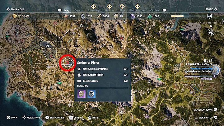 1 - Enigmatyczne ostrakony na Elis - Assassins Creed Odyssey - poradnik do gry