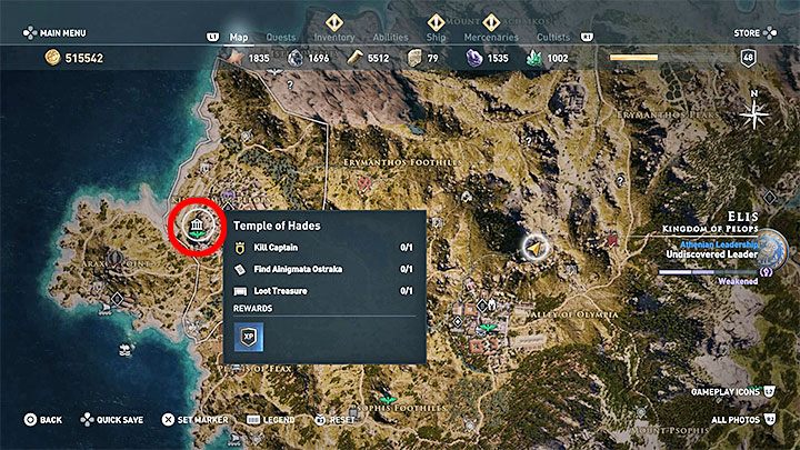 3 - Enigmatyczne ostrakony na Elis - Assassins Creed Odyssey - poradnik do gry