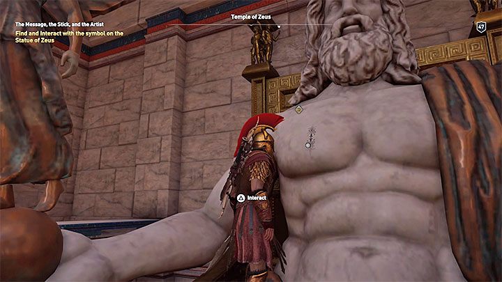 Opis: Po zakończonym spotkaniu udaj się do Świątyni Zeusa (Temple of Zeus) - Zadania poboczne na Elis - Assassins Creed Odyssey - poradnik do gry