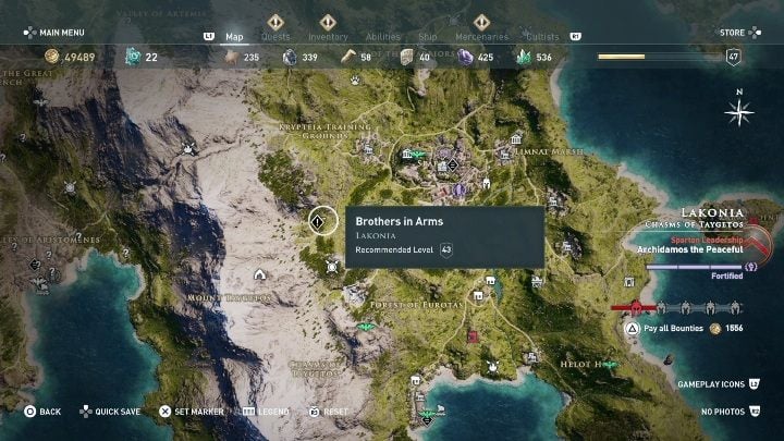 Start misji: Porozmawiaj z mężczyzną - Zadania poboczne w Lakonii - Assassins Creed Odyssey - poradnik do gry