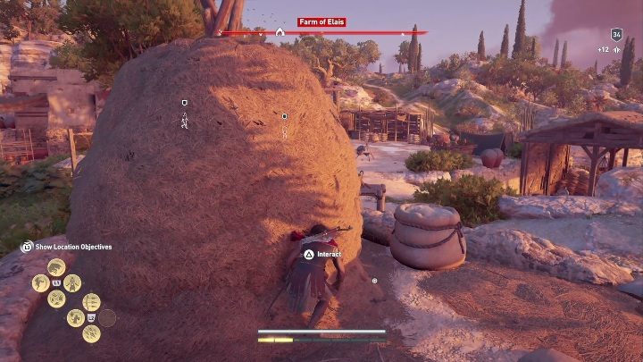 Rozwiązanie zagadki: Musisz udać się na farmę znajdującą się na południu wyspy - Enigmatyczne ostrakony - Wyspy Srebrne - Assassins Creed Odyssey - poradnik do gry