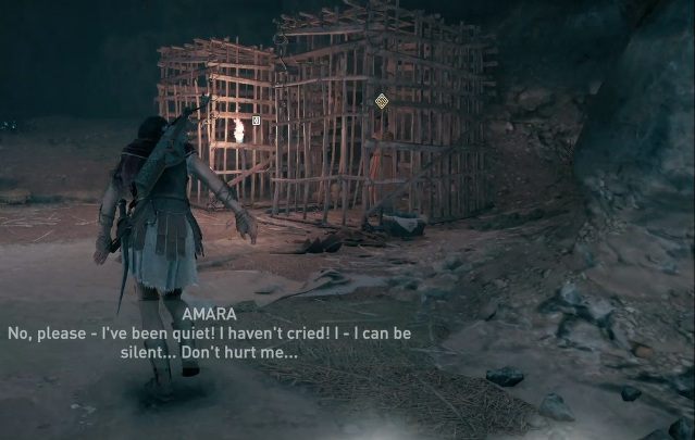 Opis: Ostatnia misja dotycząca Minotaura będzie dotyczyć uwolnienia kobiety - Pephka - Assassins Creed Odyssey - poradnik do gry