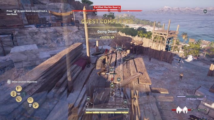 To zadanie wymaga obniżenia zasobów i poziomu władzy wrogiej frakcji na terenie Wyspy Paros - Raj utracony - Solucja gry Assassins Creed Odyssey - Assassins Creed Odyssey - poradnik do gry