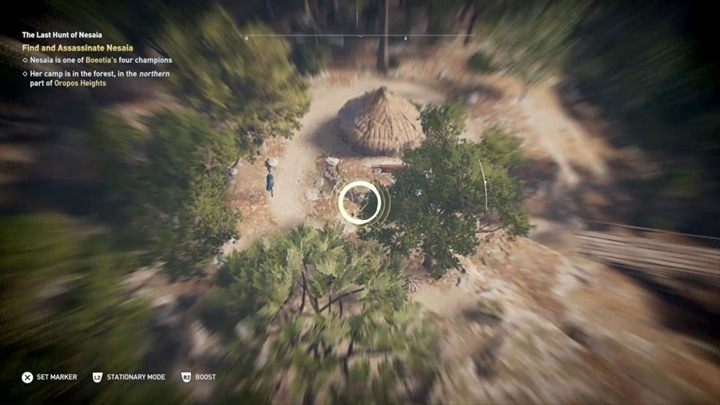 Najpierw musisz zlokalizować chatkę łowczyni - Pomaluj to na czerwono - Solucja gry Assassins Creed Odyssey - Assassins Creed Odyssey - poradnik do gry