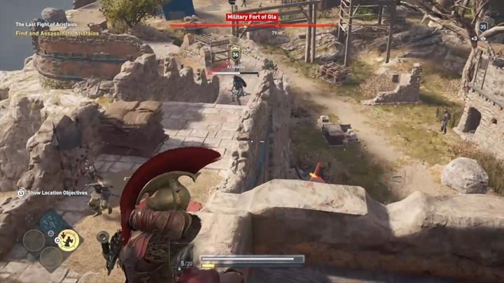 Po tego najemnika musisz się pofatygować do jednej z warowni - Pomaluj to na czerwono - Solucja gry Assassins Creed Odyssey - Assassins Creed Odyssey - poradnik do gry