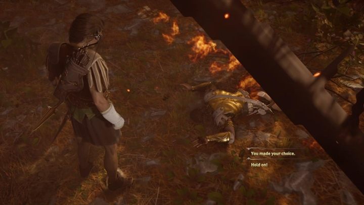 Ostatnia ważna opcja ma miejsce na koniec bitwy - Ważne wybory w rozdziale 7 gry Assassins Creed Odyssey - Assassins Creed Odyssey - poradnik do gry