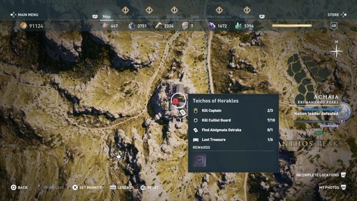 3 - Enigmatyczne ostrakony w regionie Achaja - Assassins Creed Odyssey - poradnik do gry