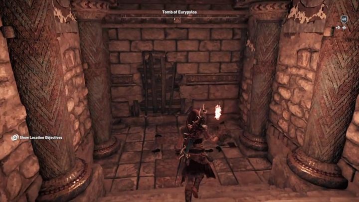 Przejdź dalej i zejdź na dół schodami - Grobowce w regionie Achaja - Assassins Creed Odyssey - poradnik do gry