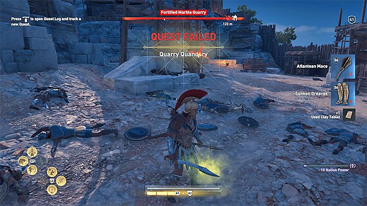 Tak, w Assassins Creed Odyssey można zawalić niektóre zadania - Czy w Assassins Creed Odyssey można zawalić questa? - Assassins Creed Odyssey - poradnik do gry