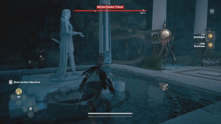 Jeden z Pomniki Marmurowej Dziewicy znajduje się zaraz obok granicy z lokacją Dziedzictwo Deukaliona - Wiara Minosa - Pomnik Marmurowej Dziewicy w DLC Lost Atlantydy - Assassins Creed Odyssey - poradnik do gry