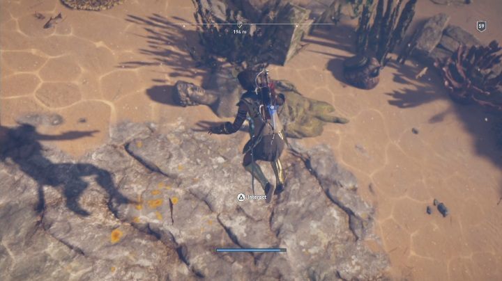 Rozwiązanie zagadki enigmatycznego Ostrakonu: Rozwiązanie zagadki znajdziesz w wodzie, na zachód od Wzgórza Stroma - Enigmatyczne ostrakony na Polach Elizejskich w Los Atlantydy DLC - Assassins Creed Odyssey - poradnik do gry