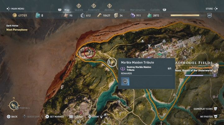 W lokacji Asfodelowe Łąki/Asphodel Fields znajdziesz jeden Enigmatyczny Ostrakon - Enigmatyczne ostrakony na Polach Elizejskich w Los Atlantydy DLC - Assassins Creed Odyssey - poradnik do gry