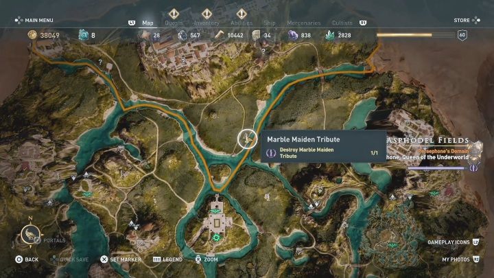 1 - Asfodelowe Łąki - Pomnik Marmurowej Dziewicy w DLC Lost Atlantydy - Assassins Creed Odyssey - poradnik do gry