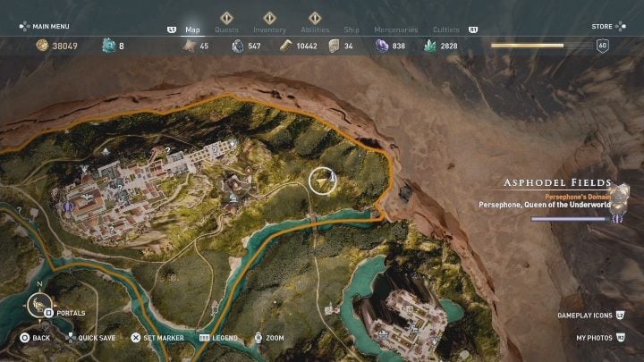 2 - Asfodelowe Łąki - Pomnik Marmurowej Dziewicy w DLC Lost Atlantydy - Assassins Creed Odyssey - poradnik do gry