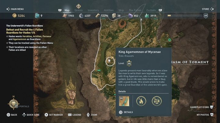 Misję tę ukończysz jeśli zabijesz Heraklesa, Achillesa, Perseusa i Agamemnona - Witaj w podziemnym świecie - Solucja Los Atlantydy w AC Odyssey - Assassins Creed Odyssey - poradnik do gry