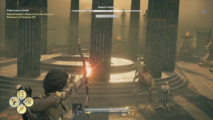 Zadanie to polega na wyeliminowaniu przeciwników znajdujących się w pałacu Hadesa - Zabłąkane i odnalezione - Solucja Los Atlantydy w AC Odyssey - Assassins Creed Odyssey - poradnik do gry