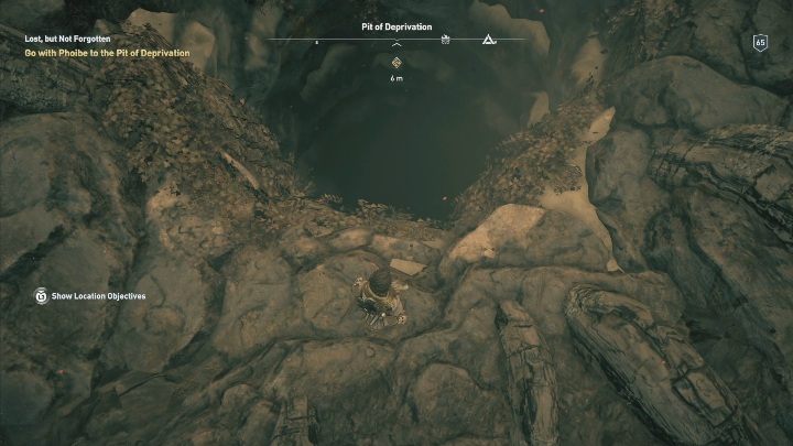 Razem z dziewczynką udaj się do Pit of Deprivation - Zabłąkane i odnalezione - Solucja Los Atlantydy w AC Odyssey - Assassins Creed Odyssey - poradnik do gry