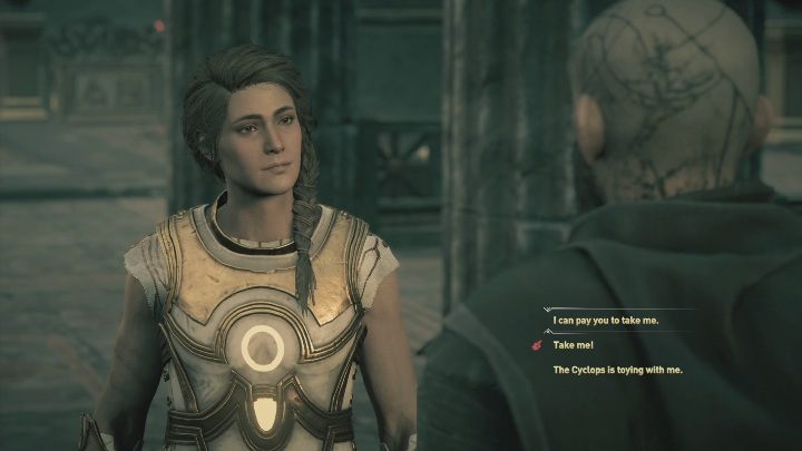 Na końcu lokacji natrafisz na kobietę - Zabłąkane i odnalezione - Solucja Los Atlantydy w AC Odyssey - Assassins Creed Odyssey - poradnik do gry