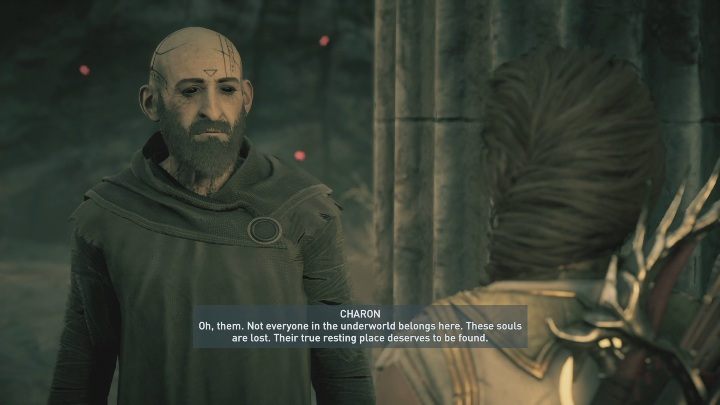Misja Lepsza śmierć niż hańba rozpocznie się po rozmowie z Charonem - Zabłąkane i odnalezione - Solucja Los Atlantydy w AC Odyssey - Assassins Creed Odyssey - poradnik do gry