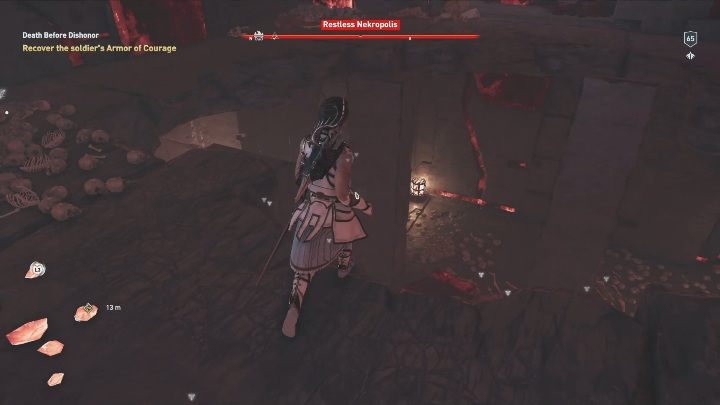 Aby dostać się do dalszej części jaskini wskocz w dziurę w podłodze - Zabłąkane i odnalezione - Solucja Los Atlantydy w AC Odyssey - Assassins Creed Odyssey - poradnik do gry