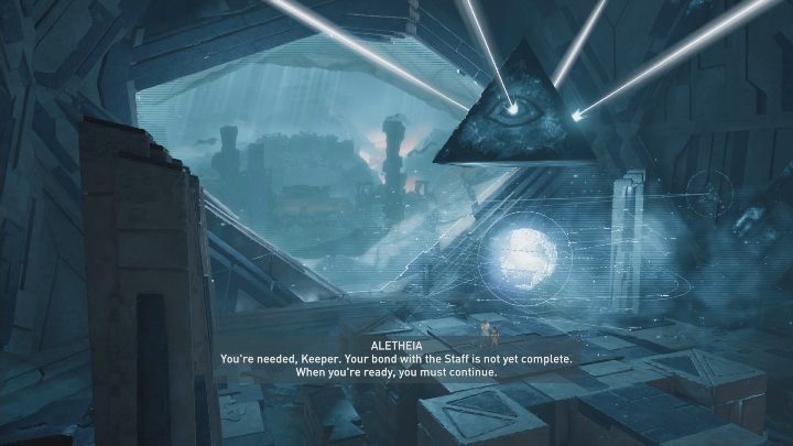 Po wejściu do Gateway to the Lost City trafisz na kolejne spotkanie z Aletheią - Drugie wezwanie - Solucja Los Atlantydy w AC Odyssey - Assassins Creed Odyssey - poradnik do gry