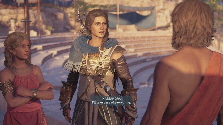 Aby rozpocząć misję musisz porozmawiać z Thespisem - Przedstawienie musi trwać - Solucja Assassins Creed Odyssey - Assassins Creed Odyssey - poradnik do gry