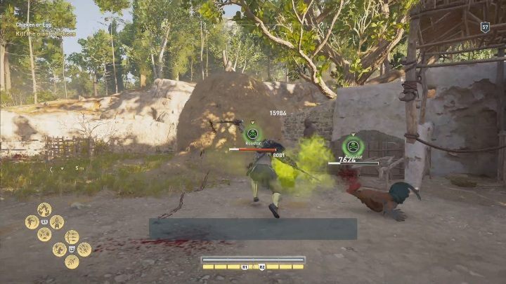 Od mężczyzny dowiesz się o wielkich kurczakach terroryzujących mieszkańców - Obraz wiary - Solucja Assassins Creed Odyssey - Assassins Creed Odyssey - poradnik do gry