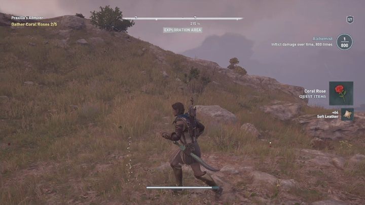 Twoim zadaniem będzie wejście na górę i zdobycie pięciu koralowych róż - Dziedzictwo poetki - Solucja Assassins Creed Odyssey - Assassins Creed Odyssey - poradnik do gry