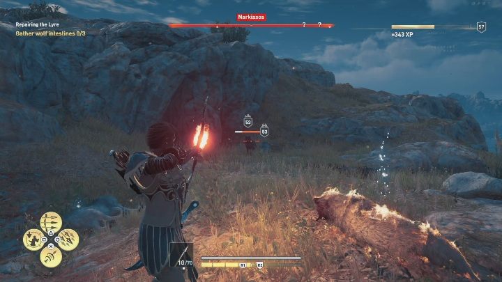 Twoim zadaniem jest odprowadzenie Praksylli w wyznaczone miejsce - Dziedzictwo poetki - Solucja Assassins Creed Odyssey - Assassins Creed Odyssey - poradnik do gry