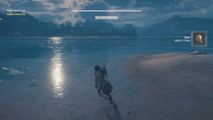 Twoim kolejnym zadaniem jest zdobycie 3 muszli - Dziedzictwo poetki - Solucja Assassins Creed Odyssey - Assassins Creed Odyssey - poradnik do gry