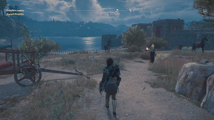 Ponownie udasz się z Praksyllą, tym razem odprowadzisz ją na miejsce spotkania - Dziedzictwo poetki - Solucja Assassins Creed Odyssey - Assassins Creed Odyssey - poradnik do gry