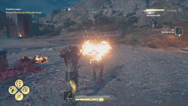 W trakcie spotkania napastnicy zaatakują kobietę - Dziedzictwo poetki - Solucja Assassins Creed Odyssey - Assassins Creed Odyssey - poradnik do gry