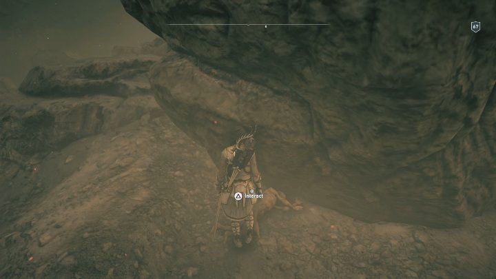 Rozwiązanie zagadki enigmatycznego Ostrakonu: Rozwiązanie zagadki znajdziesz w południowej części mapy - Cierpienia Hadesu | Enigmatyczne ostrakony | Los Atlantydy DLC - Assassins Creed Odyssey - poradnik do gry