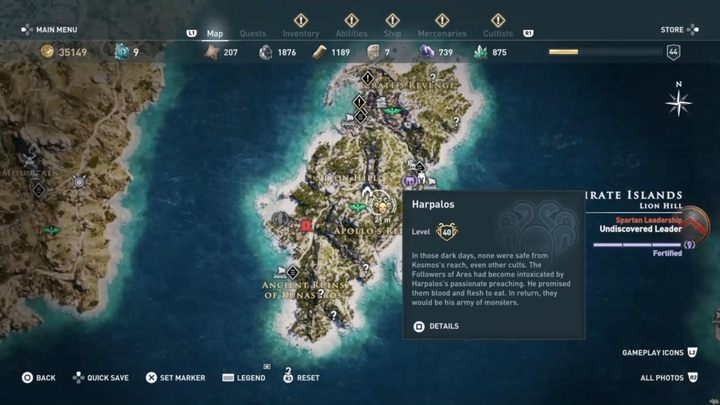 Gdzie go odnaleźć - Wyznawcy Rodu - Czciciele Kosmosa w Assassins Creed Odyssey - Assassins Creed Odyssey - poradnik do gry