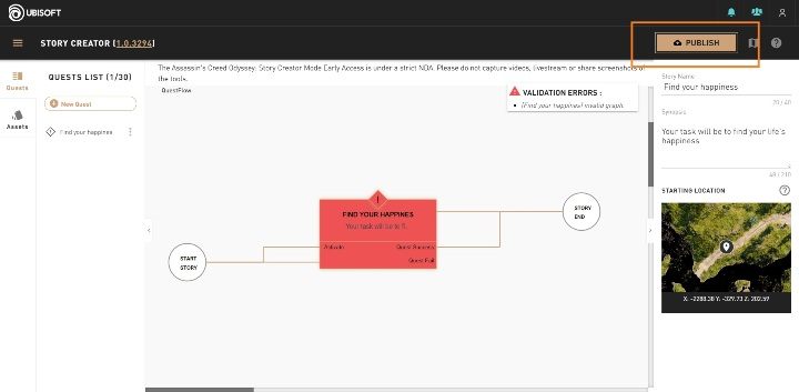 Stworzonymi przez siebie misjami możesz dzielić się z innymi graczami i to niezależnie od platformy - Najważniejsze informacje o Story Creator Mode - Assassins Creed Odyssey - poradnik do gry
