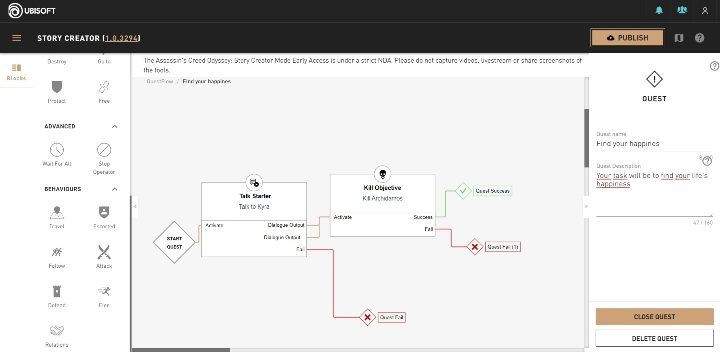 Każdy cel musi mieć, więc kilka opcji, które musisz przewidzieć i oznaczyć - Jak stworzyć własną misję w Assassins Creed Odyssey Story Creator Mode? - Assassins Creed Odyssey - poradnik do gry