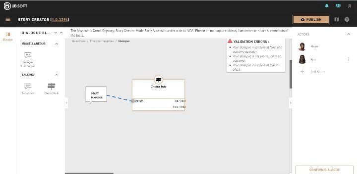 Narzędzie Story Creator Mode pozwala Ci również tworzyć wybory - Jak stworzyć własną misję w Assassins Creed Odyssey Story Creator Mode? - Assassins Creed Odyssey - poradnik do gry
