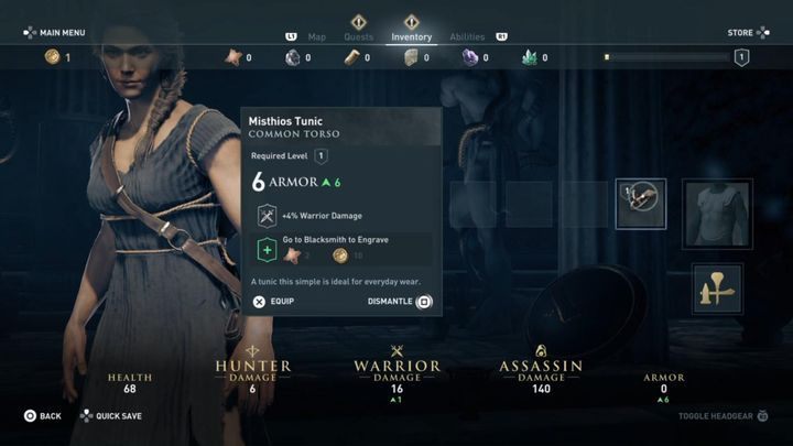 Po walce będziesz musiał odzyskać swoje wyposażenie - A więc tak to się zaczyna - Solucja gry Assassins Creed Odyssey - Assassins Creed Odyssey - poradnik do gry