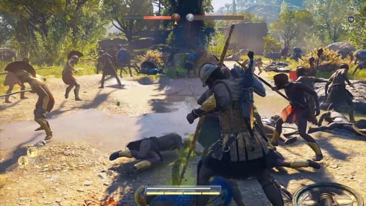 Trafisz na spory obszar pola bitwy - Polowanie na wilka - Solucja gry Assassins Creed Odyssey - Assassins Creed Odyssey - poradnik do gry