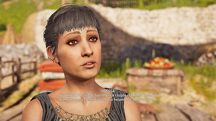 W trakcie nowego spotkania z Odessą ponownie pamiętaj o wybieraniu opcji dialogowych oznaczanych ikoną serca - Odessa - Romanse w Assassins Creed Odyssey - Assassins Creed Odyssey - poradnik do gry