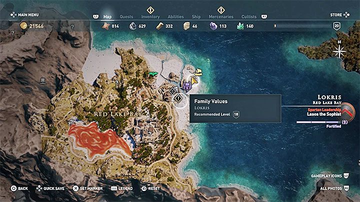 Po dotarciu na wyspę Lokris nie odnajdziesz na niej nigdzie znacznika kowala - Kosta - Romanse w Assassins Creed Odyssey - Assassins Creed Odyssey - poradnik do gry