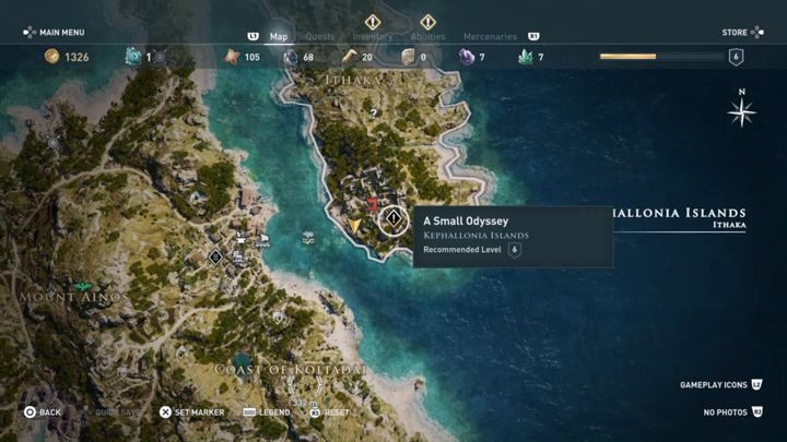 Start misji: Ocal kobietę w klatce na Itace - Wyspy Kefalońskie - Misje poboczne w Assassins Creed Odyssey - Assassins Creed Odyssey - poradnik do gry