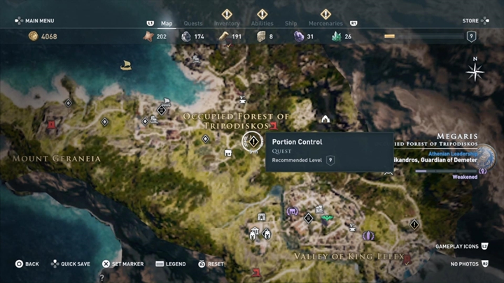 Start misji: Droga, niedaleko Lasu Tripodiskos - Megaris - Misje poboczne w Assassins Creed Odyssey - Assassins Creed Odyssey - poradnik do gry