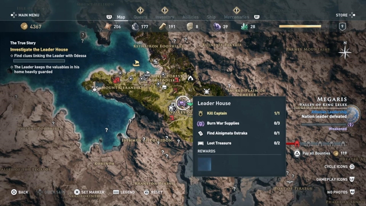 Start misji: Gdy wykonasz poprzednią misję, ponownie pomów z Odessą - Megaris - Misje poboczne w Assassins Creed Odyssey - Assassins Creed Odyssey - poradnik do gry