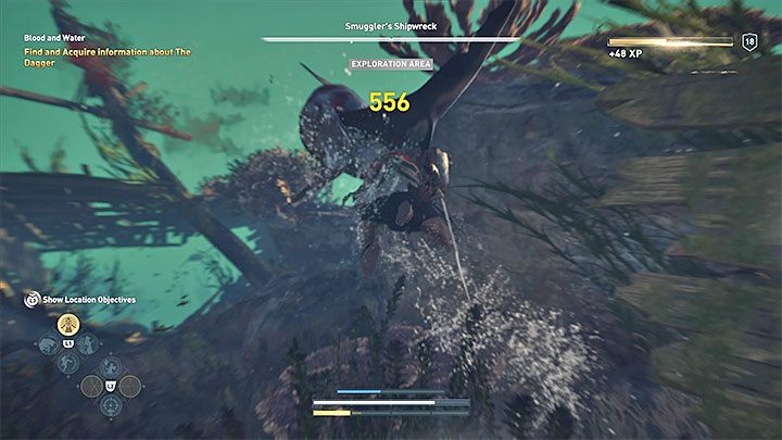 Drugi wariant to zaatakowanie rekinów pod wodą - Jak walczyć z rekinami w Assassins Creed Odyssey? - Assassins Creed Odyssey - poradnik do gry