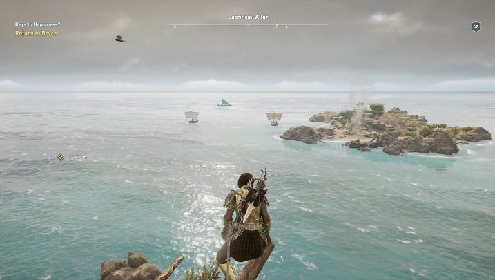 1 - Mapa Wyspy Kithira - grobowce, ostrakony, zagadki i sekrety - Assassins Creed Odyssey - poradnik do gry