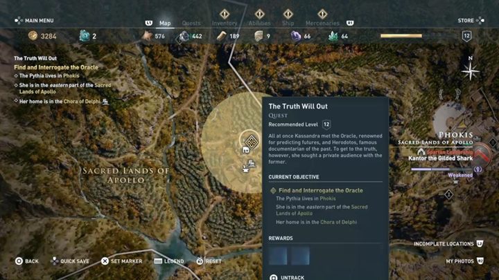 Musisz dostać się do wyroczni i przesłuchać ją na osobności - O wizjach i wizjonerach - Solucja gry Assassins Creed Odyssey - Assassins Creed Odyssey - poradnik do gry