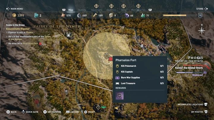 Po wykonaniu poprzednich zadań, w końcu jesteś w stanie zlokalizować miejsce pobytu Elpenora - Strzeż się węży - Solucja gry Assassins Creed Odyssey - Assassins Creed Odyssey - poradnik do gry
